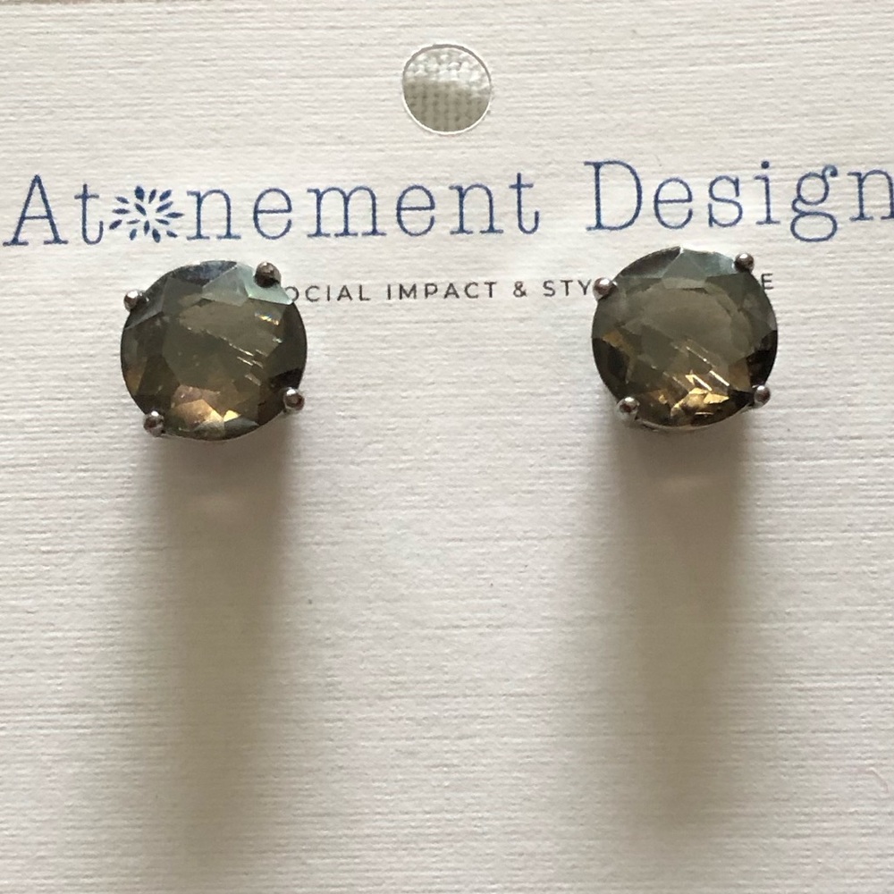 Petite Lapis Earrings by Atonement Design